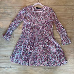 Long sleeve floral dress! Size XS